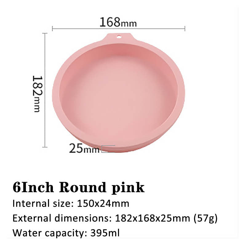 6-8" Pink and Blue Cake Pan