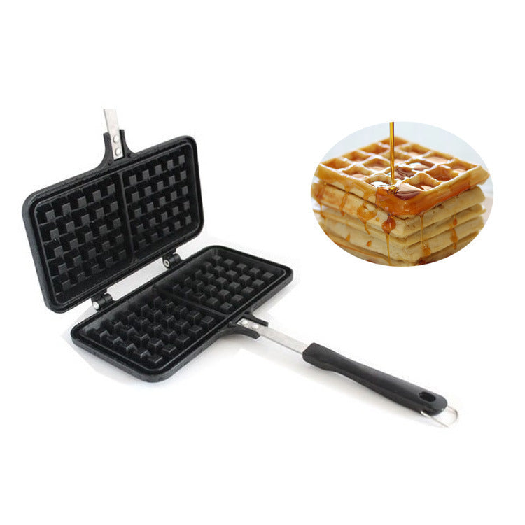 Black Waffle Maker Plaid Cake Mold