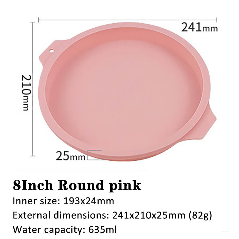 6-8" Pink and Blue Cake Pan