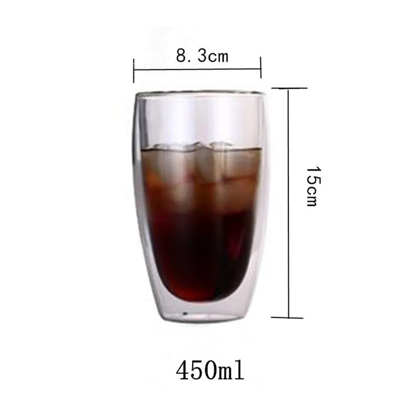 80/250/350/450ml Heat-Resistant Glass Cups Handmade