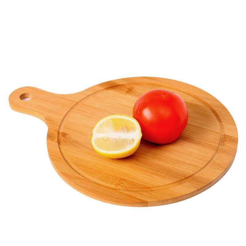 Round or Square Wooden Chopping Board with Handle