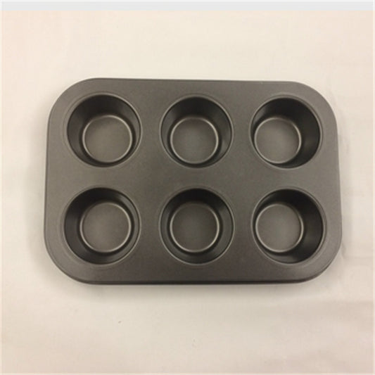 Nonstick coating of high-quality round 6 cups cake mold