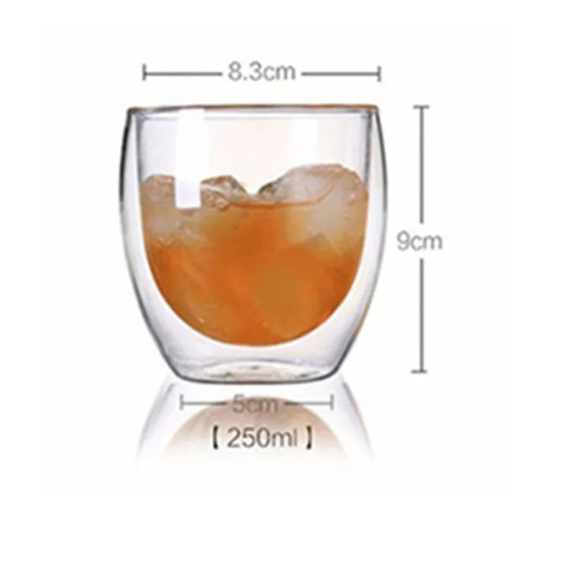 80/250/350/450ml Heat-Resistant Glass Cups Handmade