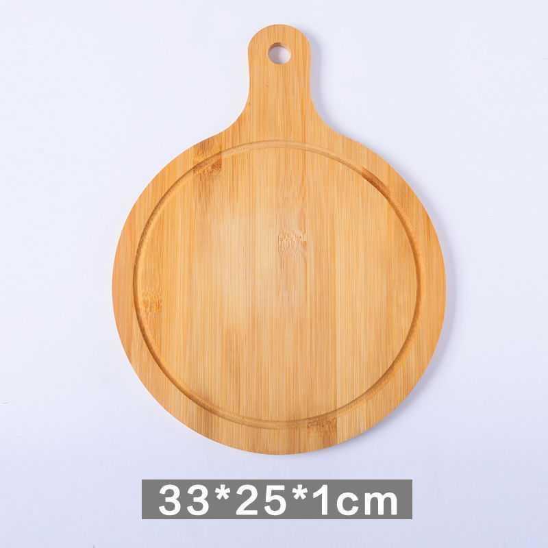 Round or Square Wooden Chopping Board with Handle