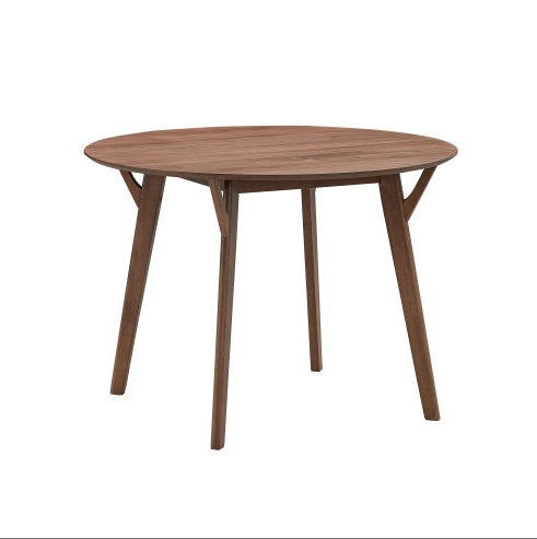 42"  Round Wooden Dining Table For 4