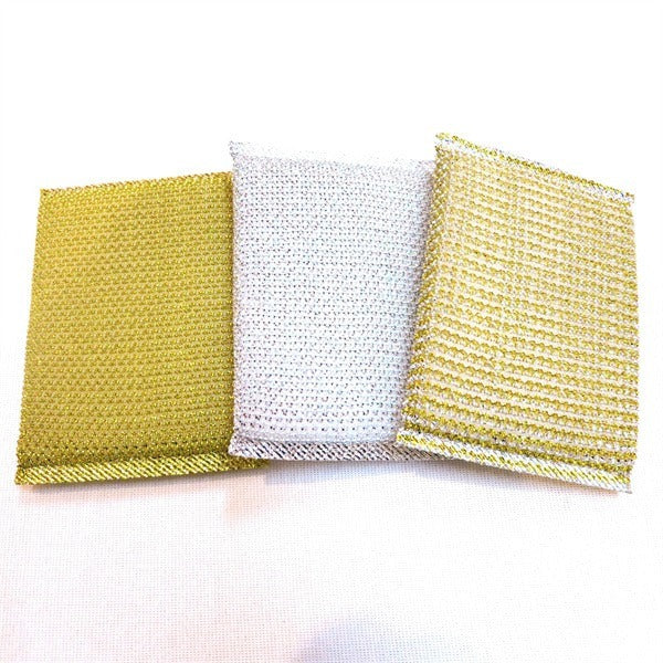 Elegant Four-piece Gold and Silver Rags