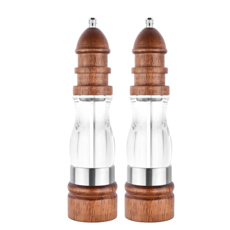 Wooden Salt and Pepper Grinder Set