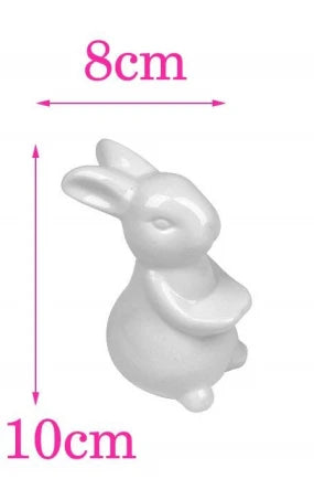 Porcelain Cake Plate Ceramic White Rabbit Foot Holder