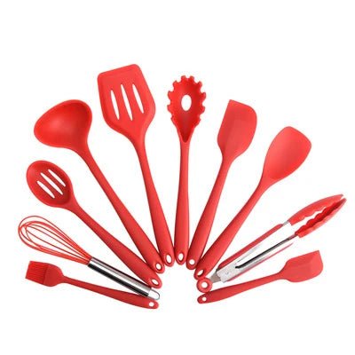 10 PCS Silicone Cookware Set.