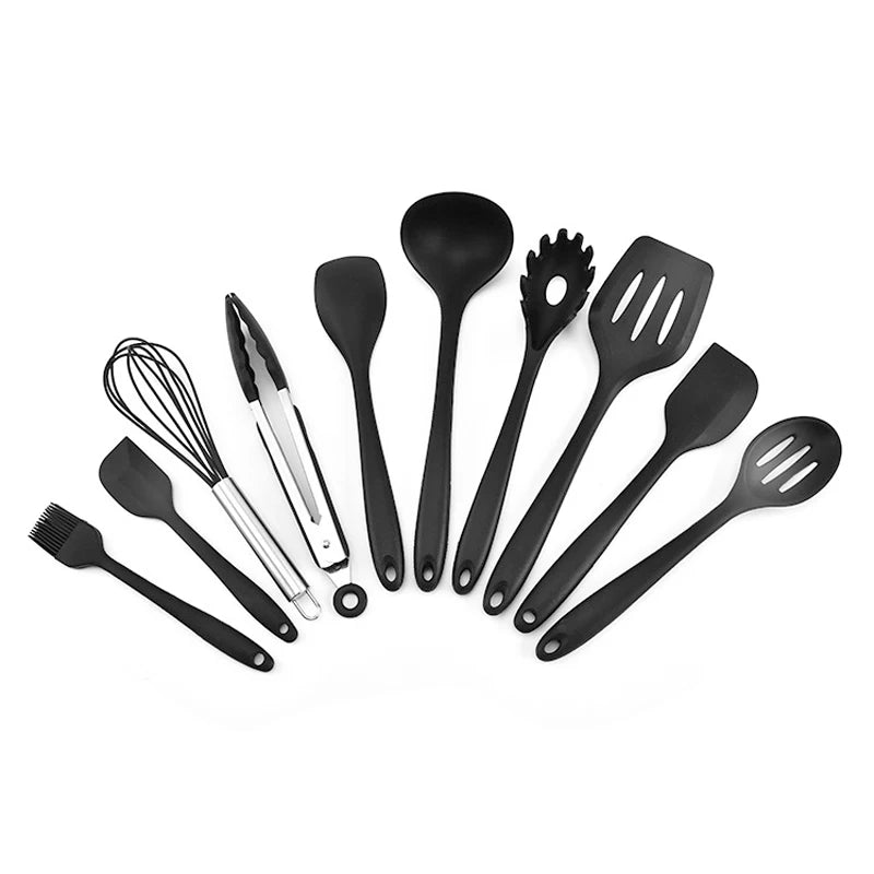 10 PCS Silicone Cookware Set.